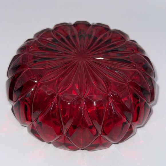 Godinger Hershey’s Kisses Crystal Red Candy Dish Bowl Display Gift - Picture 5 of 7